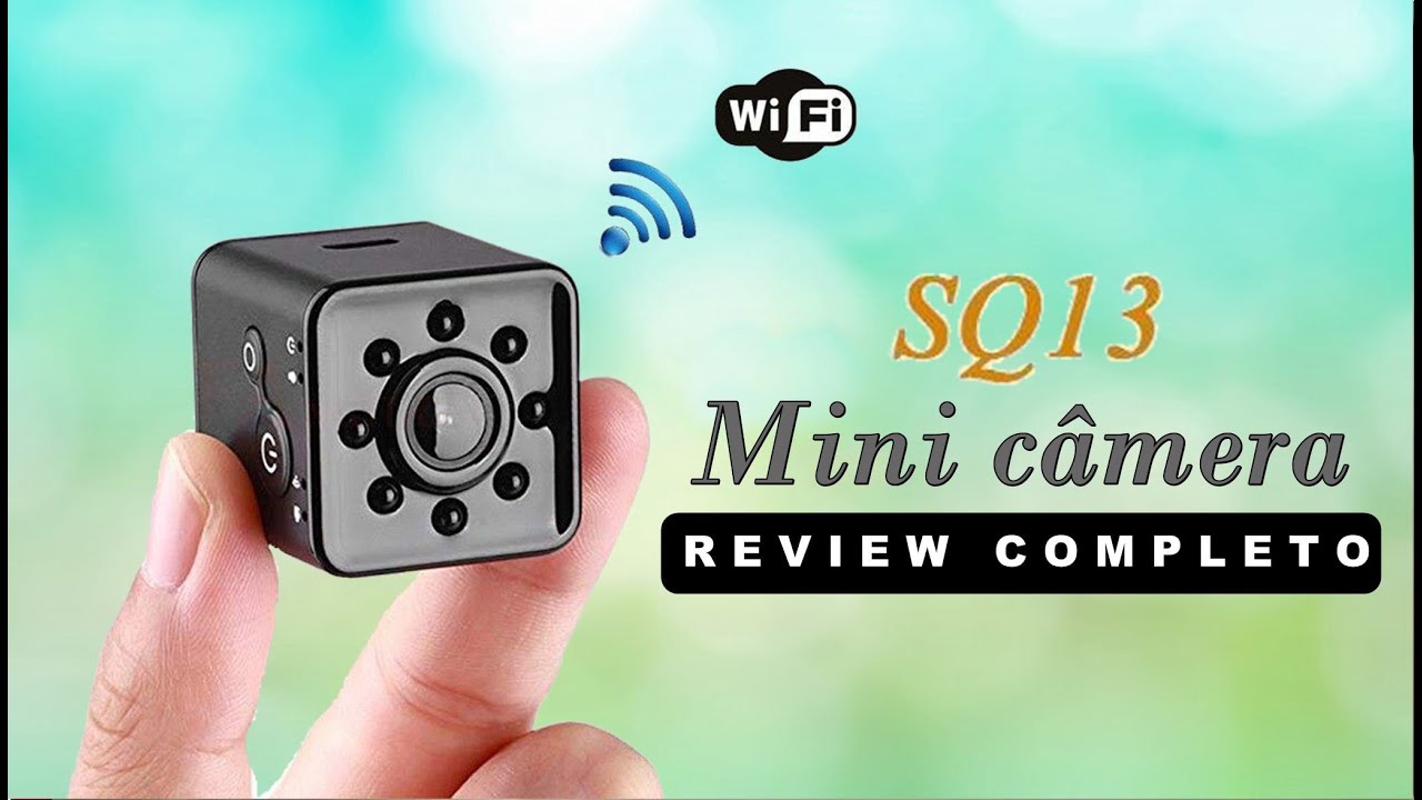 Mini Câmera ESPIÃ SQ13 Como Funciona? (Mini câmera com WiFi) Como gravar com a câmera SQ13 -TUTORIAL
