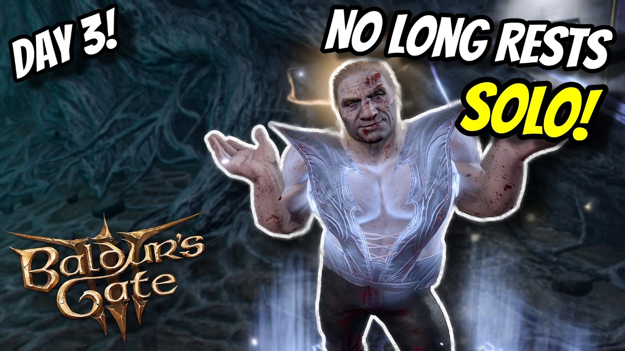 No Long Resting Lonewolf Playthrough Day 3 (Honour Ruleset) - Baldur's Gate 3