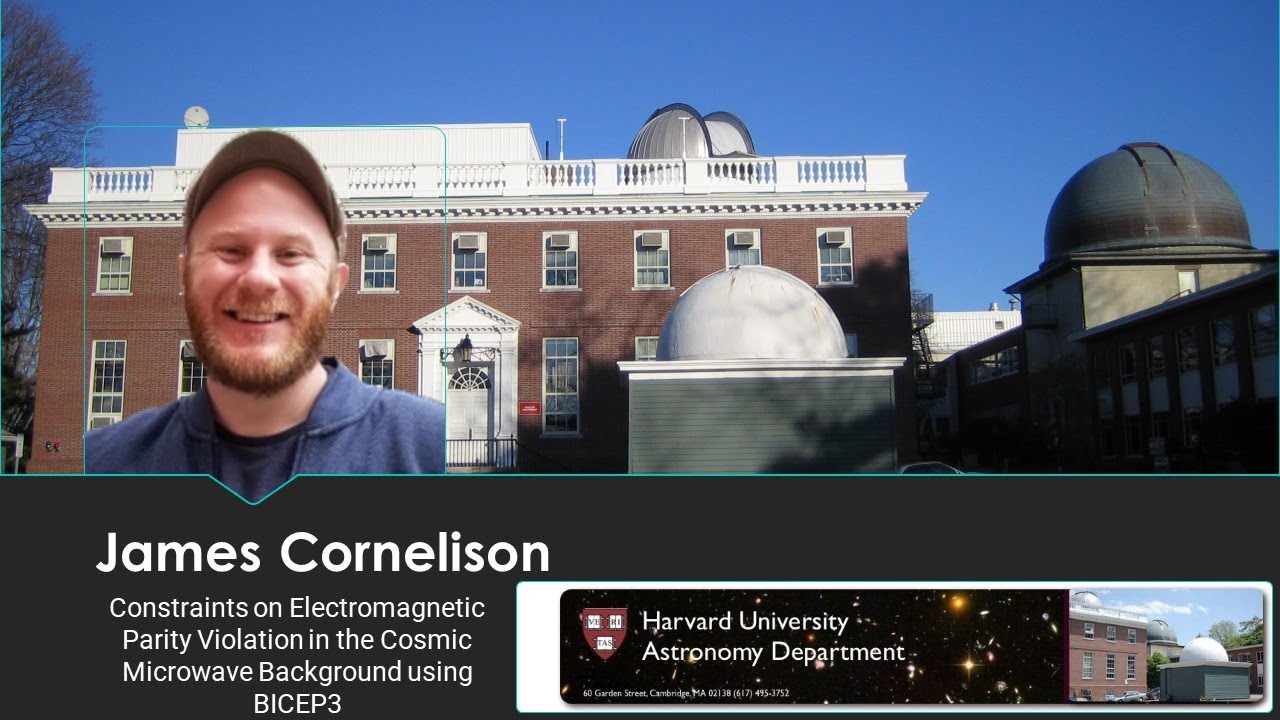 James Cornelison's Public Thesis Talk October 25th 11:00AM