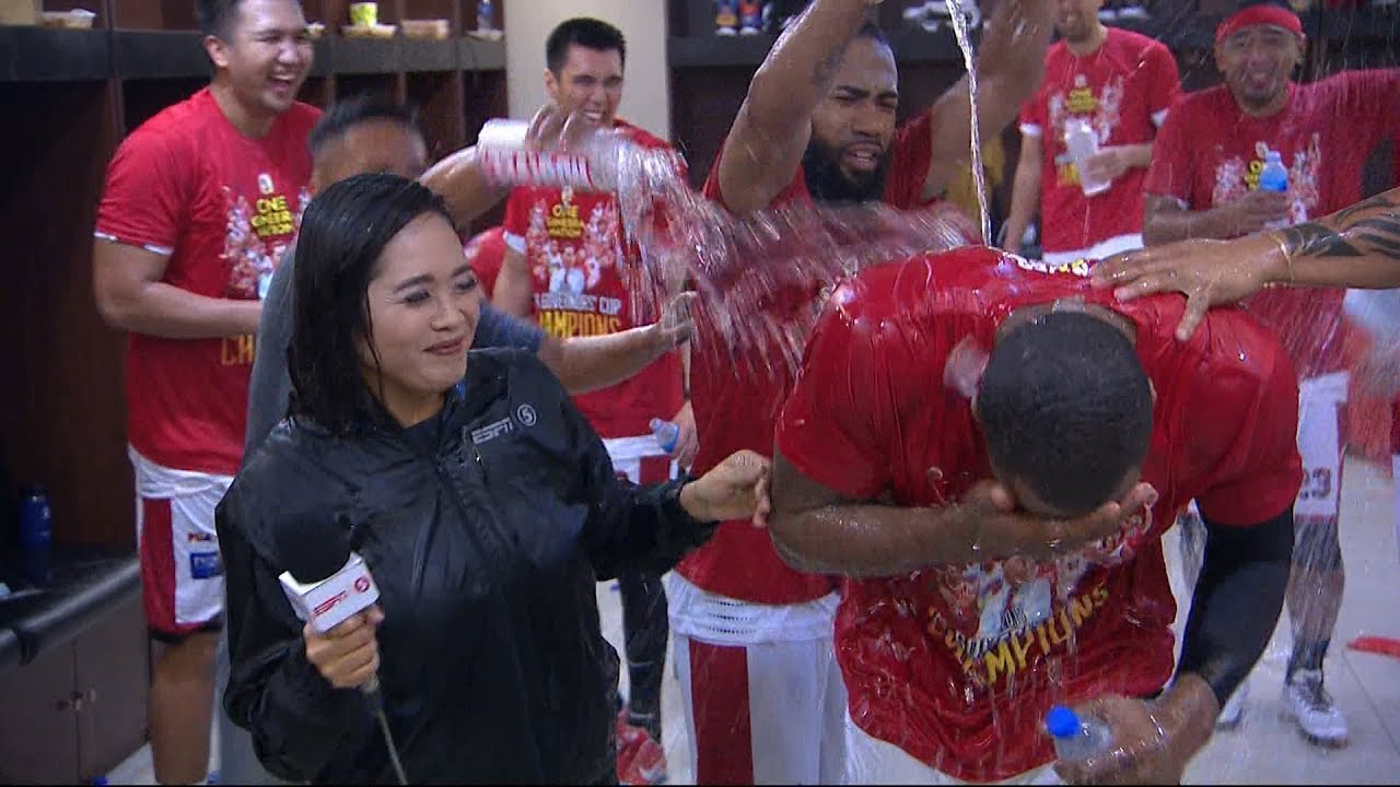 Barangay Ginebra Dugout Celebration | PBA Governors’ Cup 2019 Finals