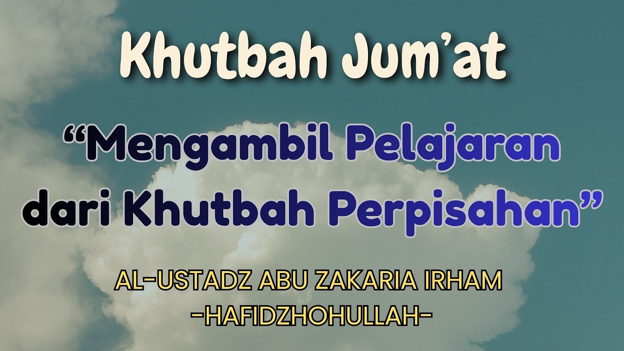 WASIAT TERAKHIR RASULULLAH ﷺ: Strategi Menghadapi Fitnah Akhir Zaman & Rahasia Hidup Selamat!