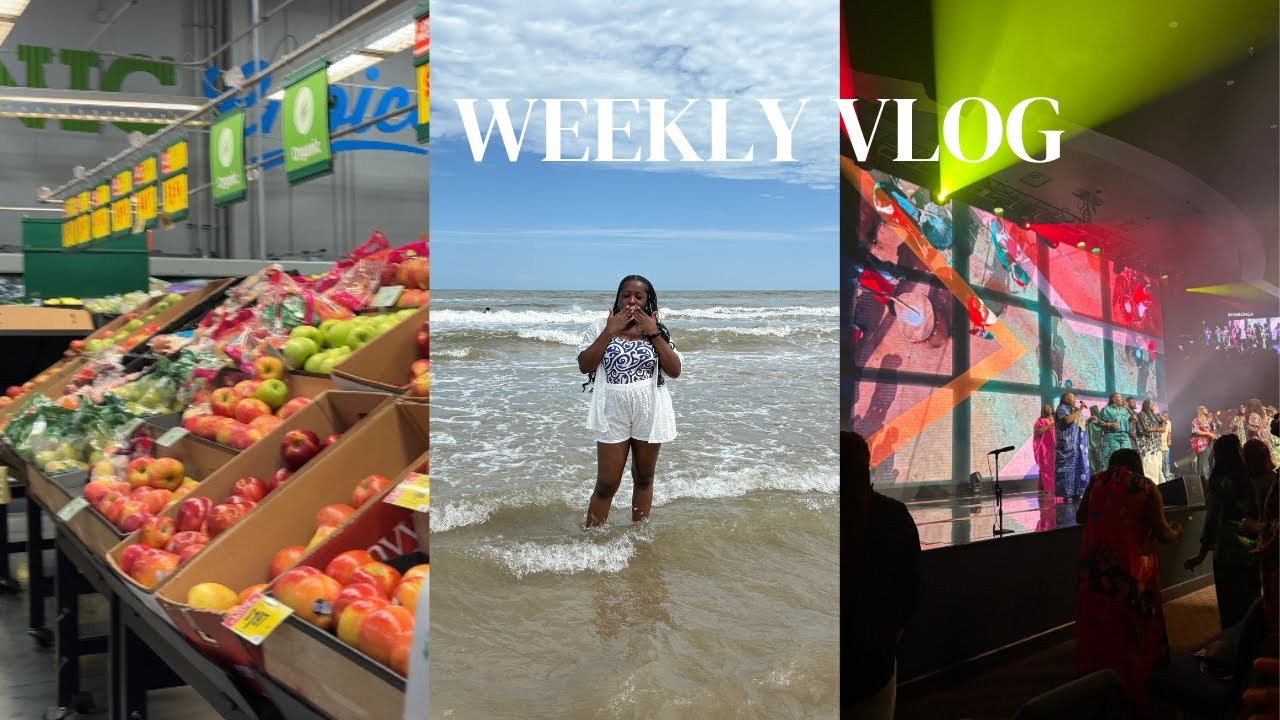 Days in my life ✨: African praise night, beach day, sinach, and more