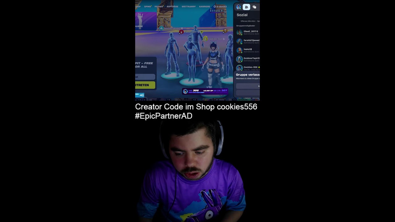 Short Livestream von cookies