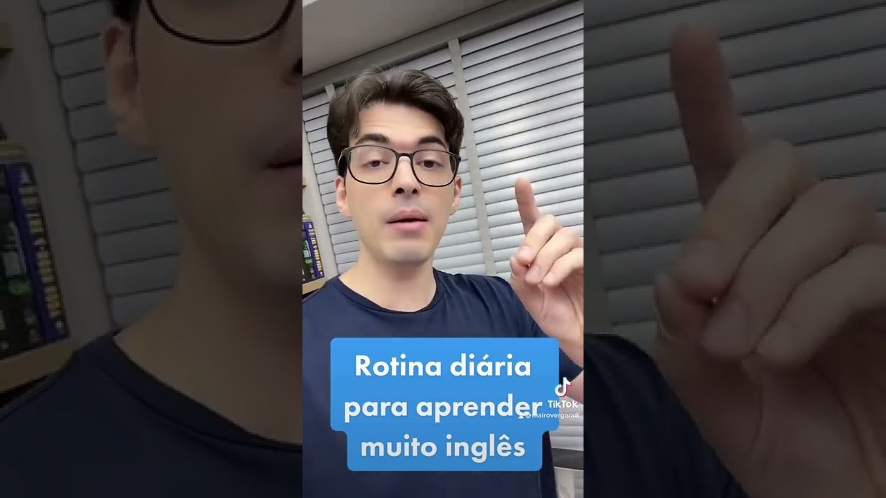 Rotina di&aacute;ria de estudos de ingl&ecirc;s!