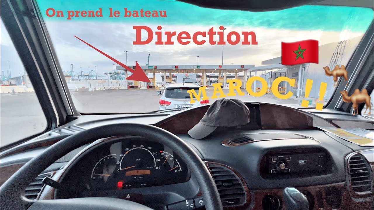Episode 17: Prendre le bateau pour le Maroc en camping car. Enfin au Maroc!!