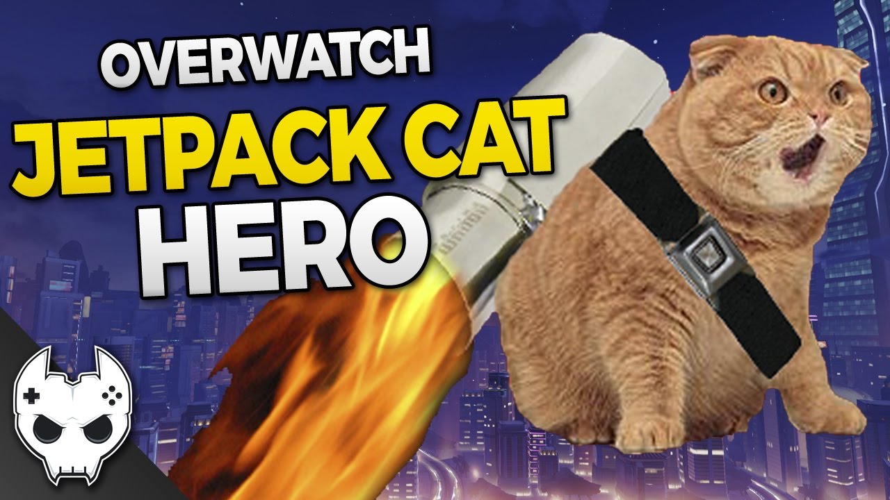 Overwatch - ГЕРОЙ-КОТ С РЕАКТИВНЫМ РАКЕТОМ + РЕДАКТОР КАРТ + НОВЫЕ СКИНЫ + АНИМИРОВАННЫЕ КОРОТКОМ...