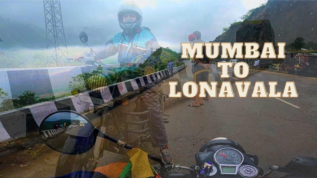 🚲Road Trip: Mumbai to Lonavala and Lohagarh Fort on Bike😍|| Trekking and riding in rain|| Mr. Joshi.