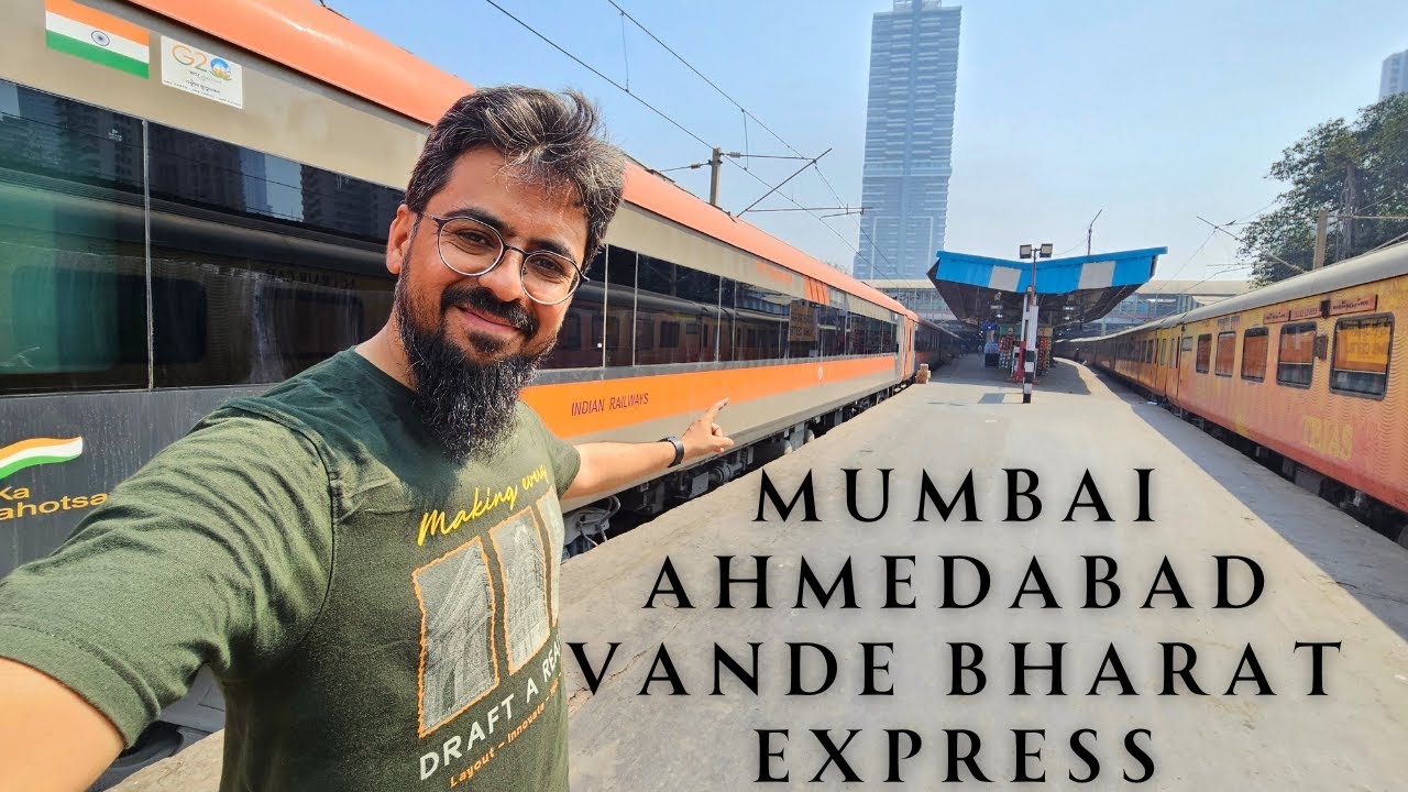 22961 Mumbai Ahmedabad Vande Bharat Express Full Journey