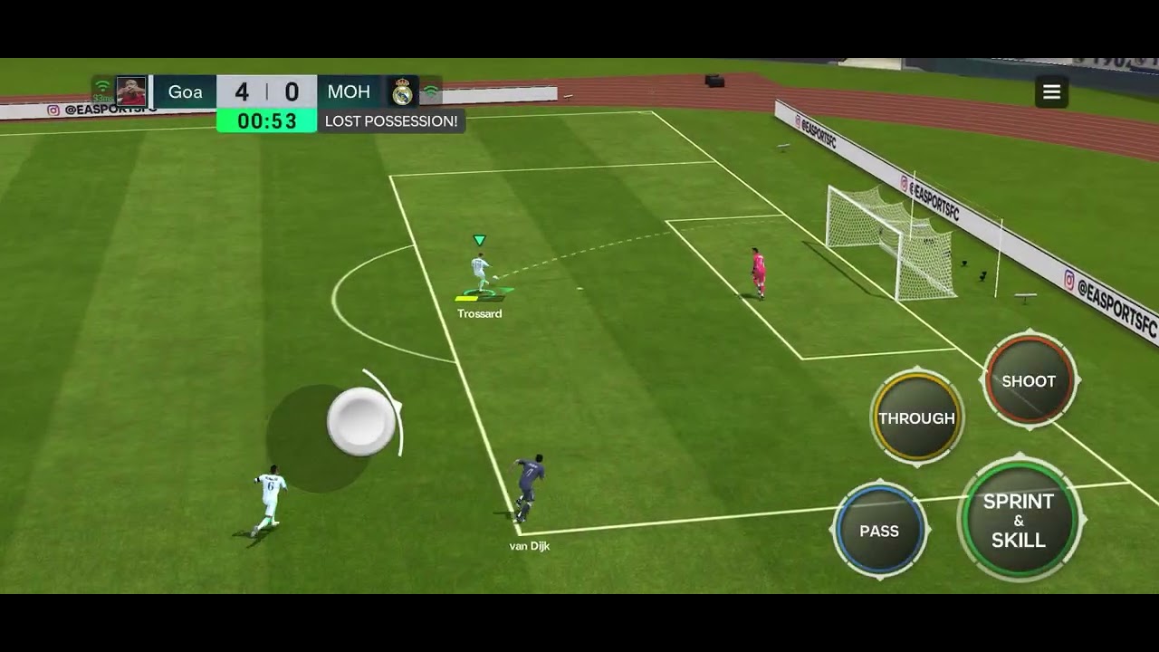 Random vs attack match on fc mobile