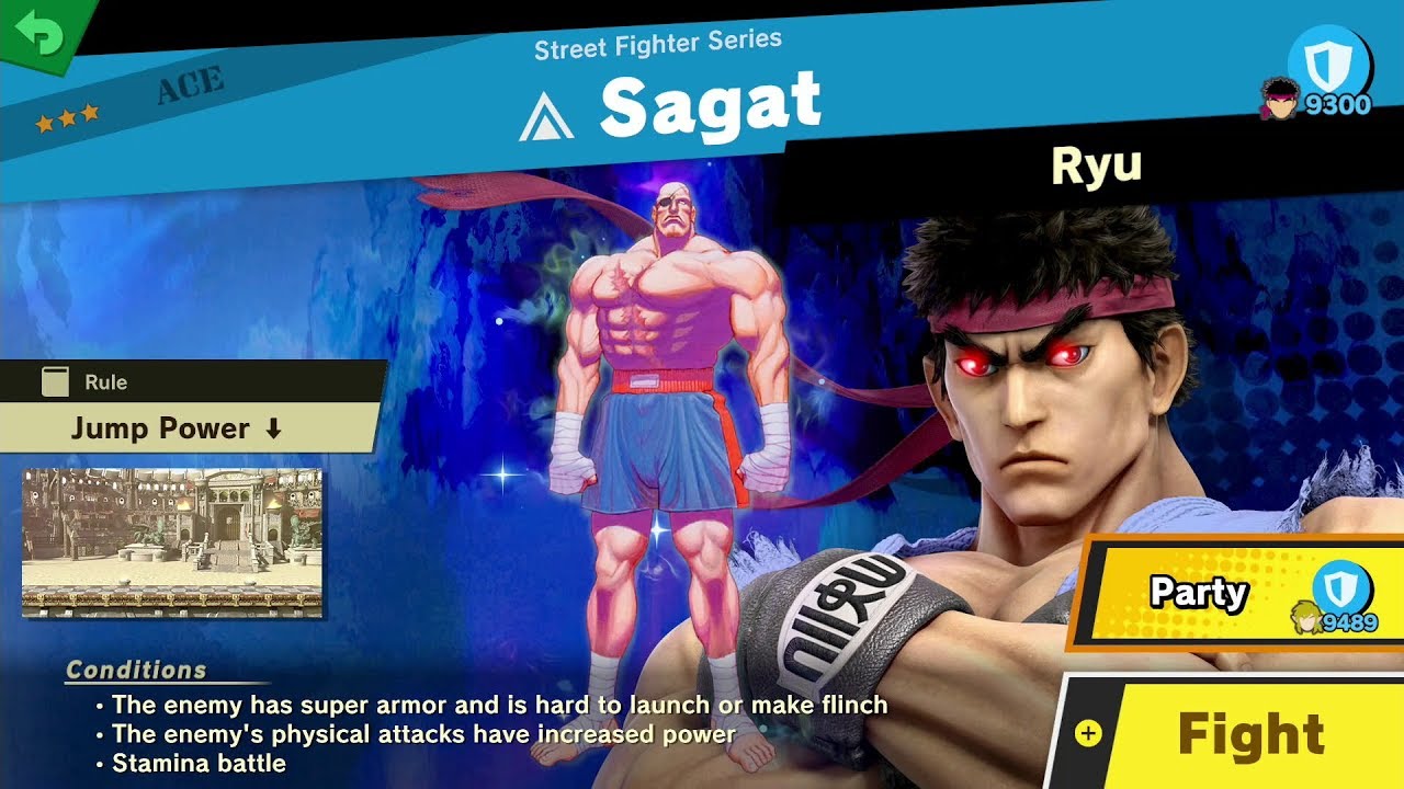988. Sagat - Fair Spirit Battle - Super Smash Bros. Ultimate