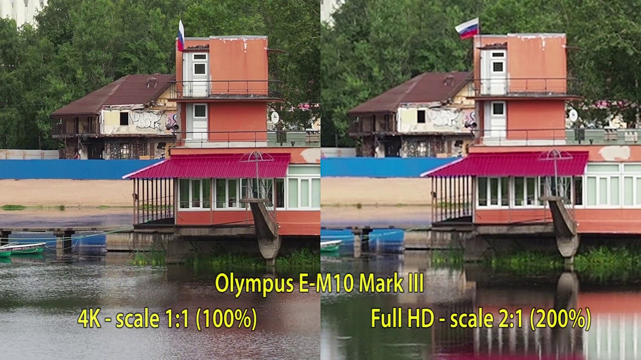 Olympus E-M10 Mark III - video 4K vs Full HD vs E-M5 II