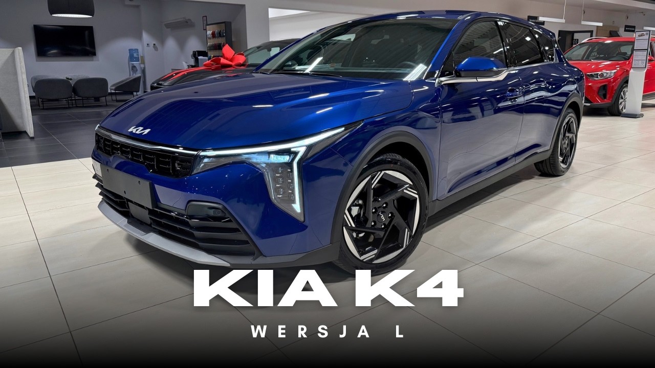 New Kia K4 [1.6 T-GDI 150KM 7DCT] wersja L w kolorze Azure Blue | Prezentacja 4K