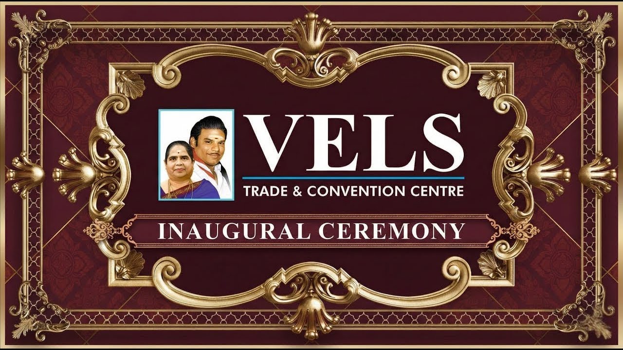 LIVE🛑 : VELS Trade & Convention Centre &ndash; Grand Inaugural Ceremony | Vels Film City And Vels Theatres