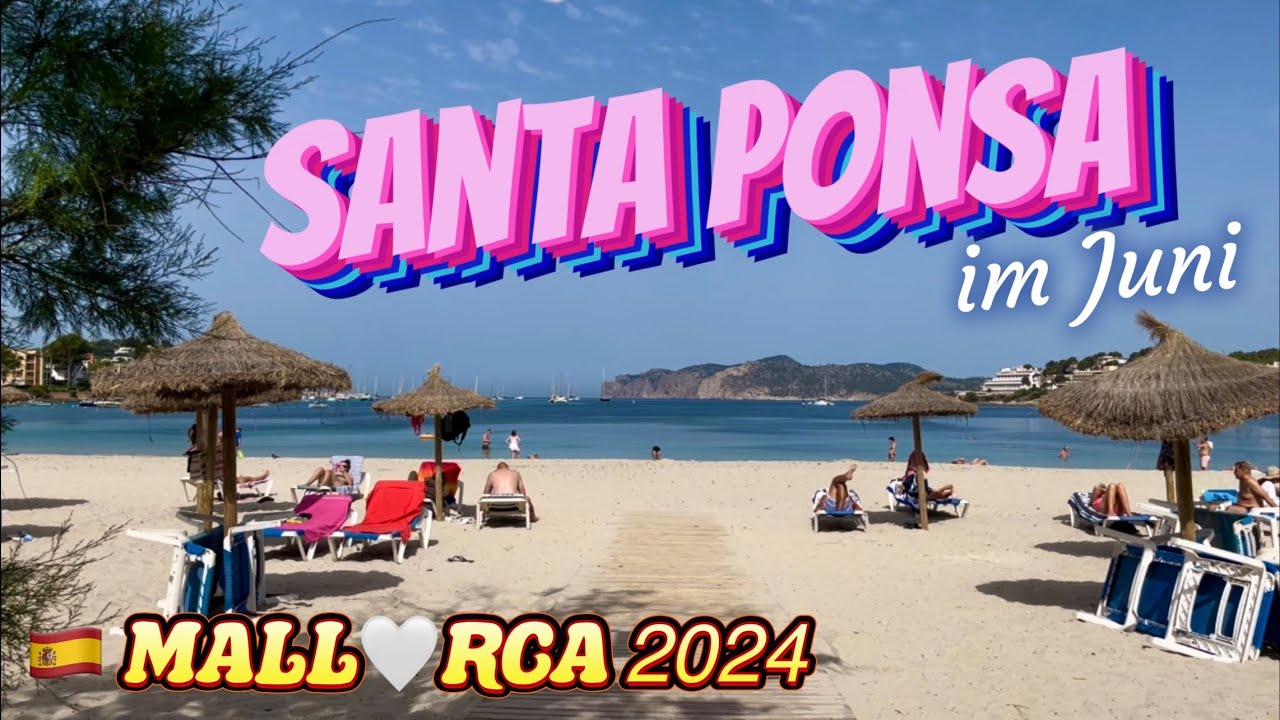 Santa Ponsa🌴🏖️MALLORCA island🩷NEW Shopping & Beach🛍️XXL Walk TOP 🇪🇸spain #mallorca #travel #british