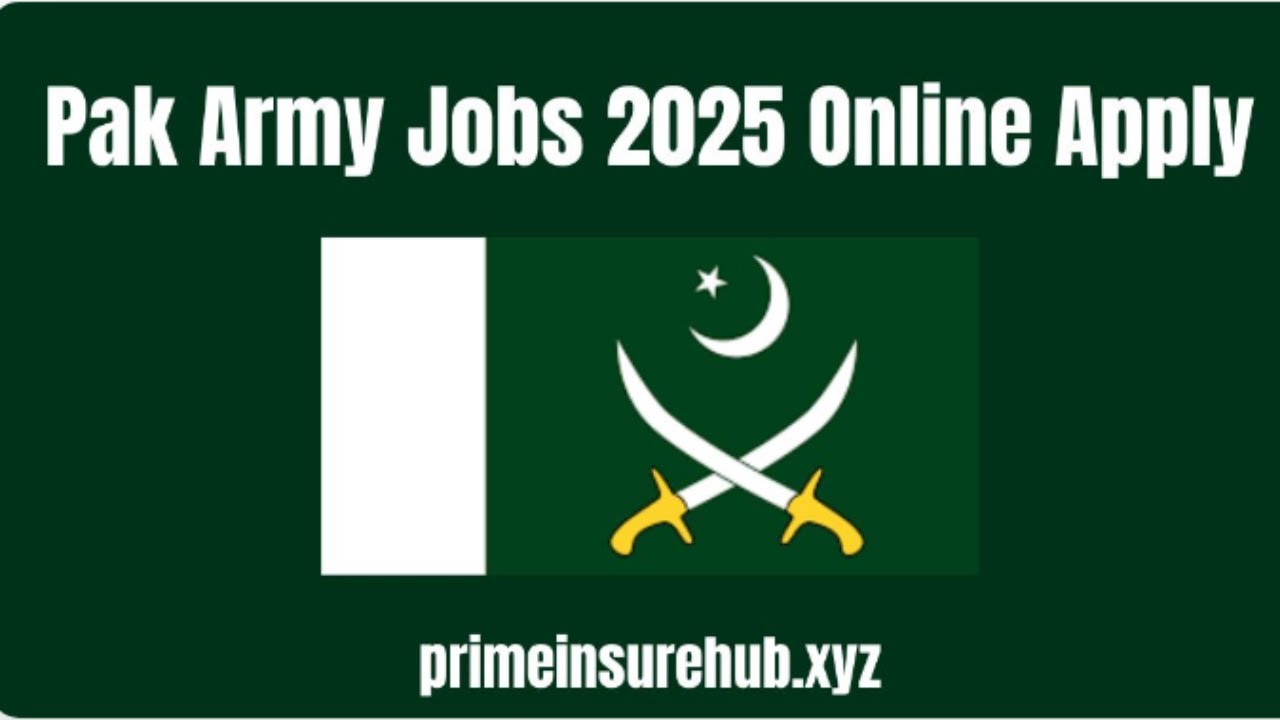 Pak Army Jobs 2025 &ndash; Online Apply for Civilians & Soldiers