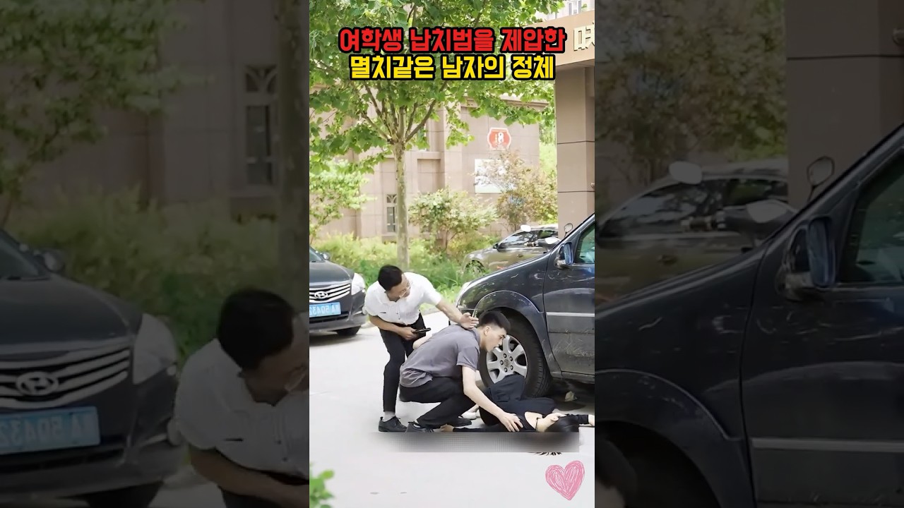 여학생 납치범을 제압한 멸치같은 남자의 정체