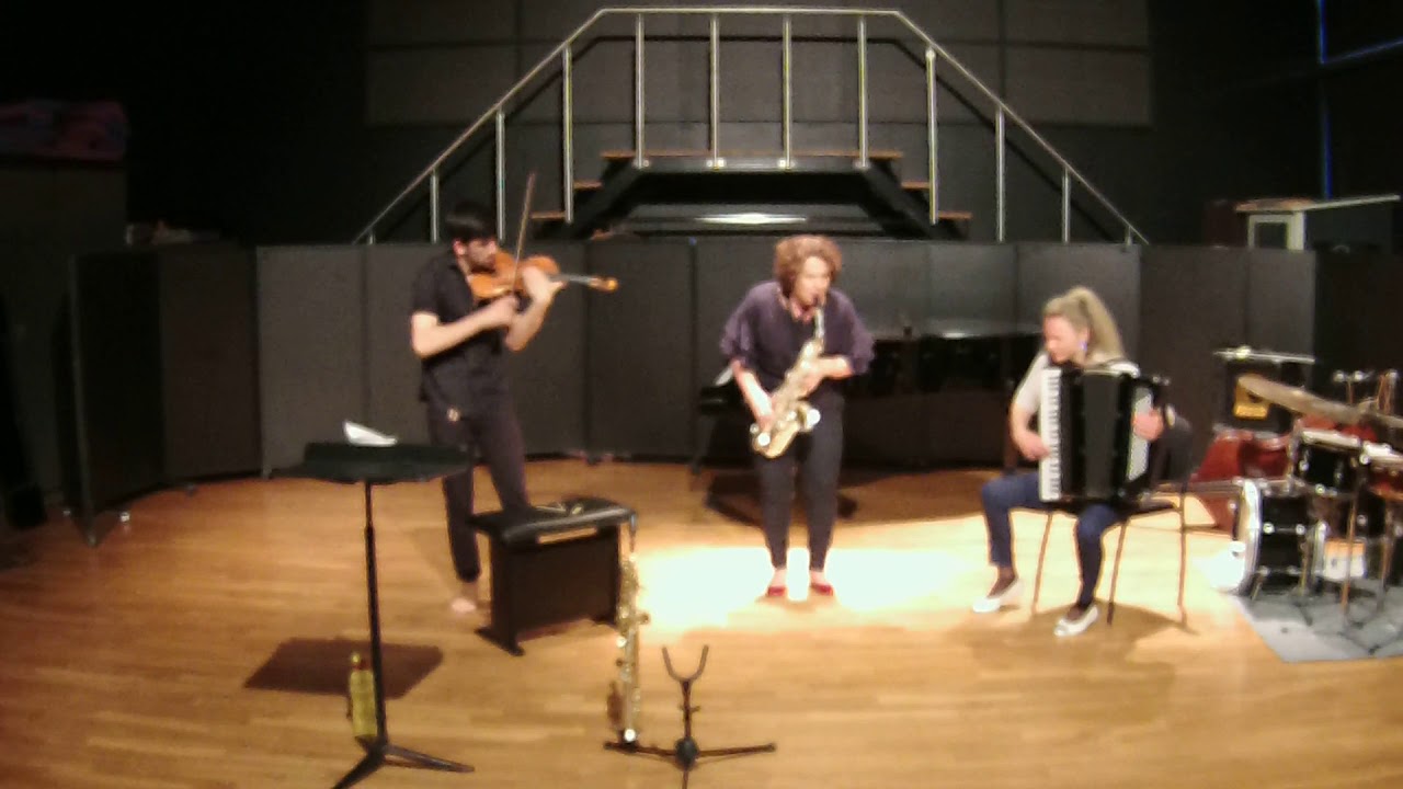 E. Neumann, J.F.Cabrera & J. Semenova in Operastudio of EAMT, 5.06. 2019