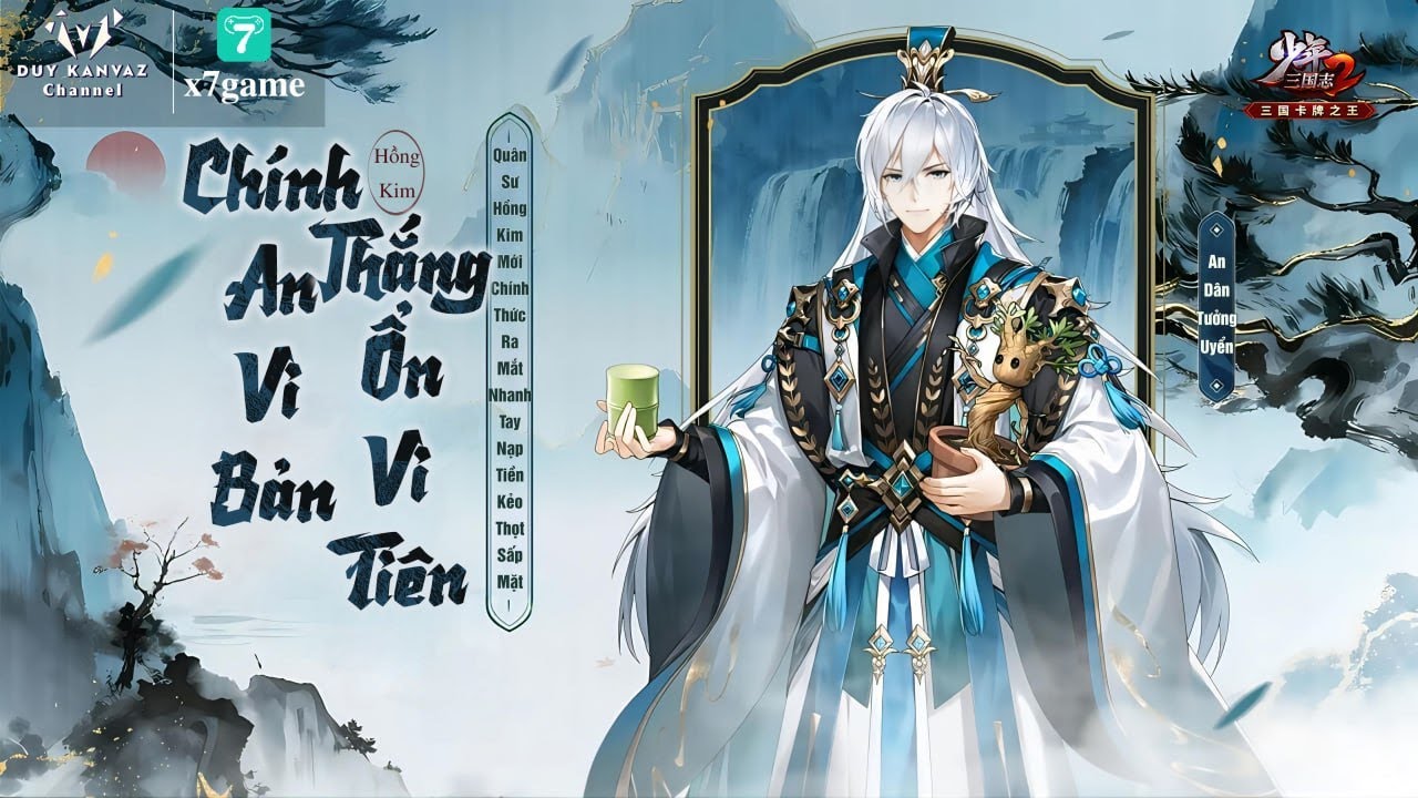 Thiếu niên 3Q China x7game ra mắt Quân sư Hồng kim Tưởng Uyển bá đạo đến từng hạt gạo