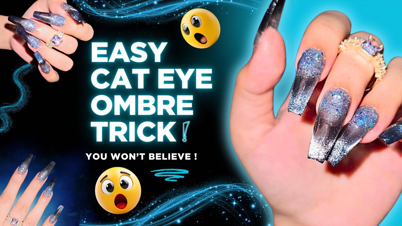 EASY Way to Get a Perfect Cat Eye Ombre