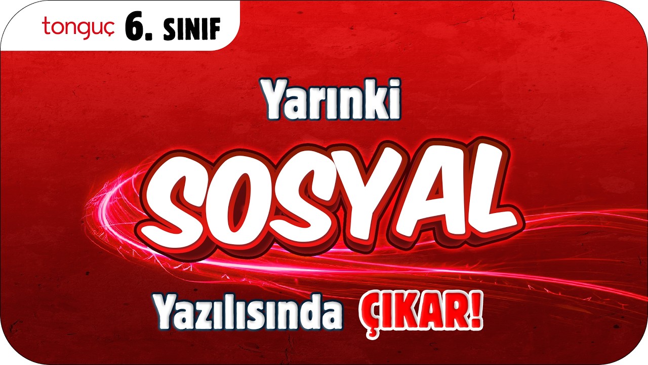 YARINKİ SOSYAL YAZILISINDA &Ccedil;IKAR❗ ✍🏻 6. SINIF #2026
