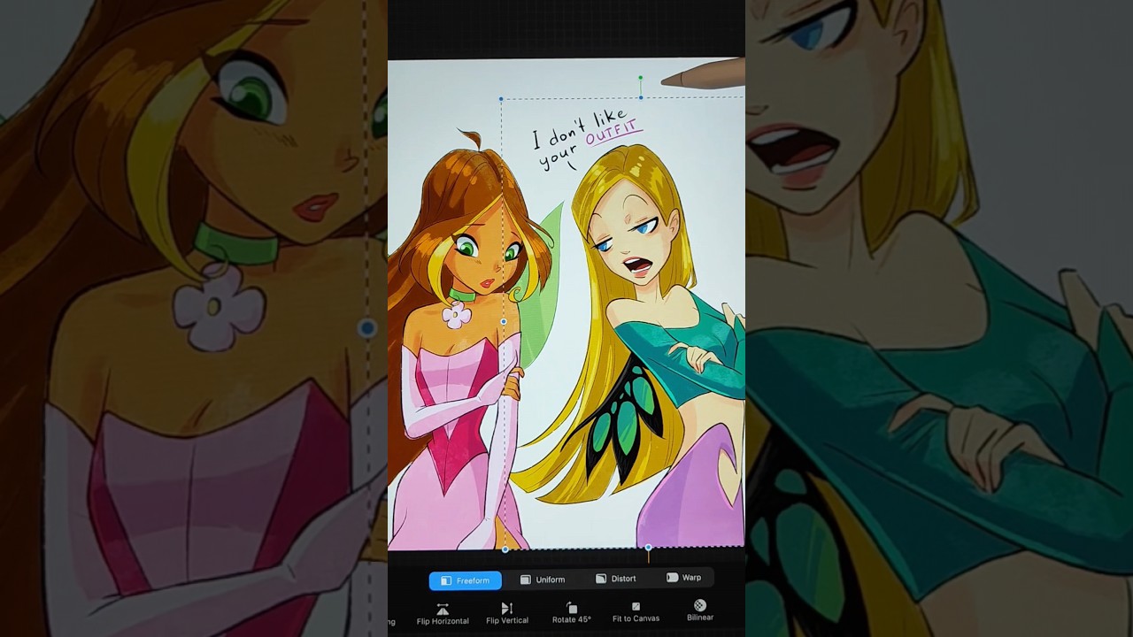 Winx meets WITCH! Flora tries on Cornelia's outfit 🌷🤭 