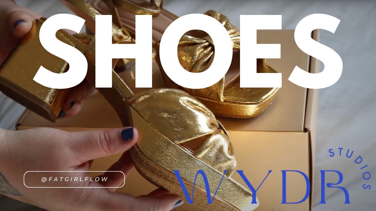 WIDE WIDTH SHOES from Wydr Studios!