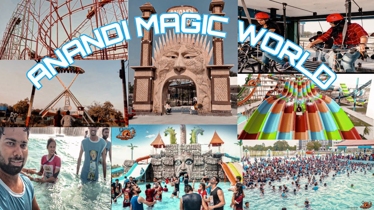 Anandi Magic World Lucknow | India's Largest Adventure, Amusement And  Water Park | Rich Vlogging