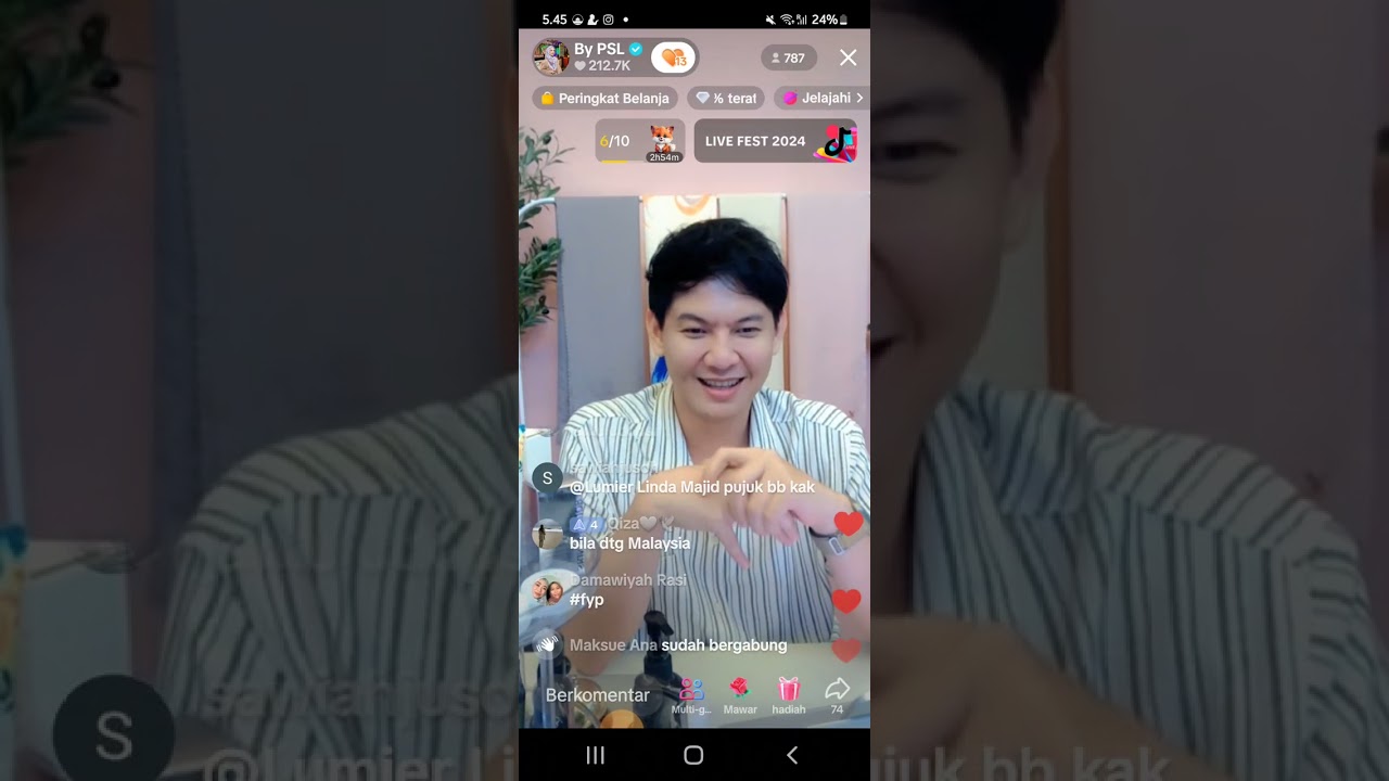 4/12 /2024 end live (Wednesday evening)Andi Arsyil BB Lumier