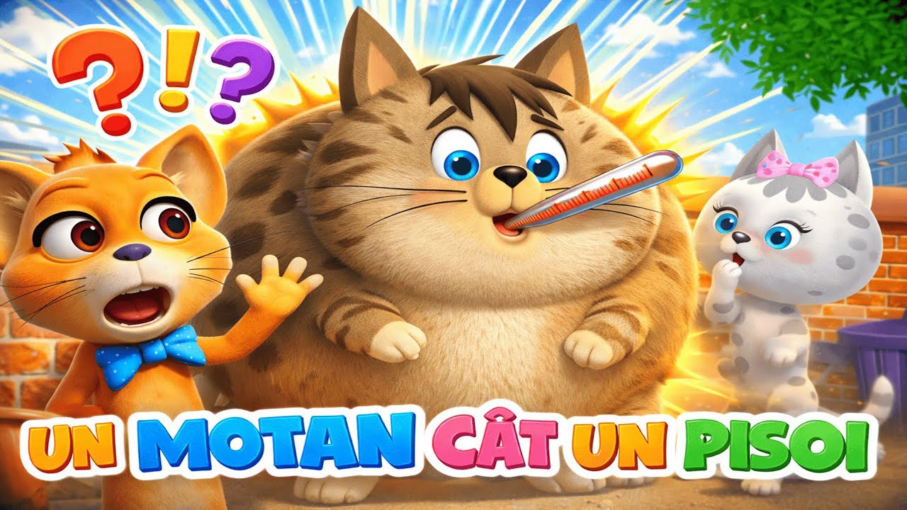 Un Motan cat un Pisoi 🐱 Colaj de Cântece Educative pentru Copii - Cântecele Copii de la | RILU KIDS