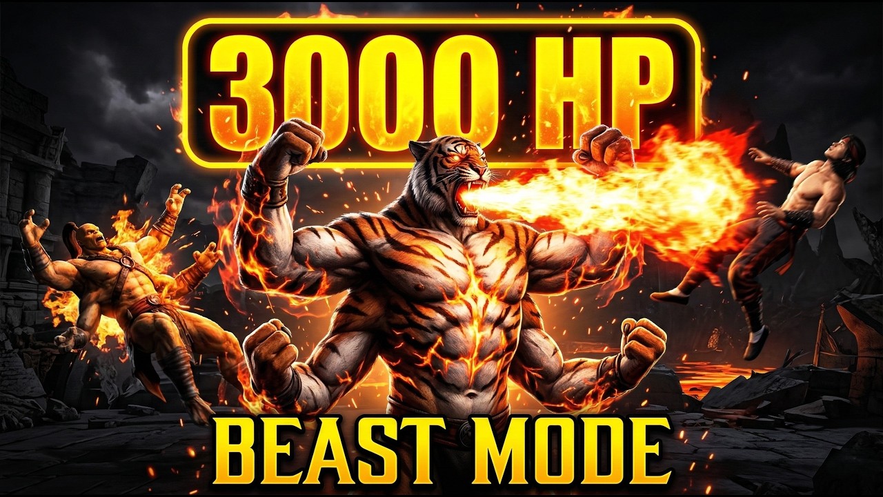 TIGRAR FURY! 🐯 Kintaro (3000 HP God Mode) Destroys The MK Universe