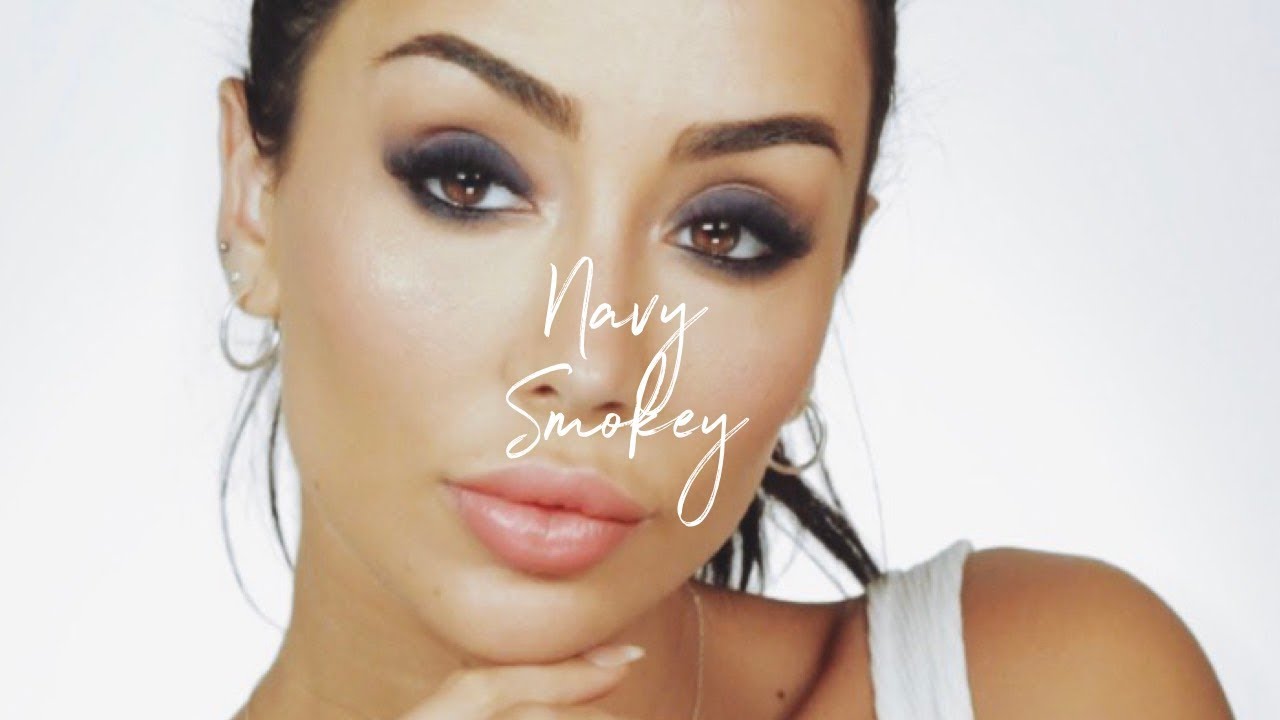 TUTORIAL - Navy Smokey Makeup