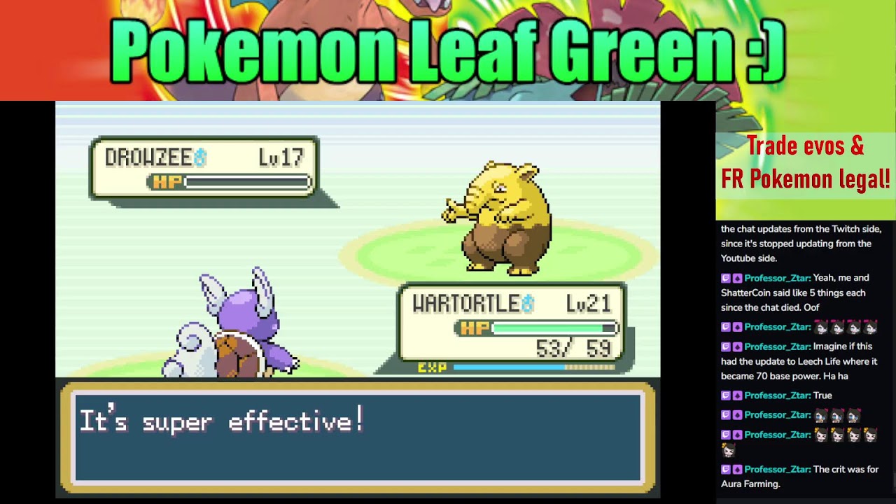 Playing Pokemon Leaf Green until the Star Force LC on March 27th! Taking on Cerulean City today!