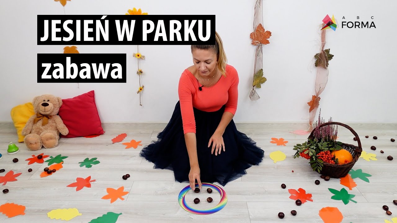 Jesień w parku - zabawa rytmiczna