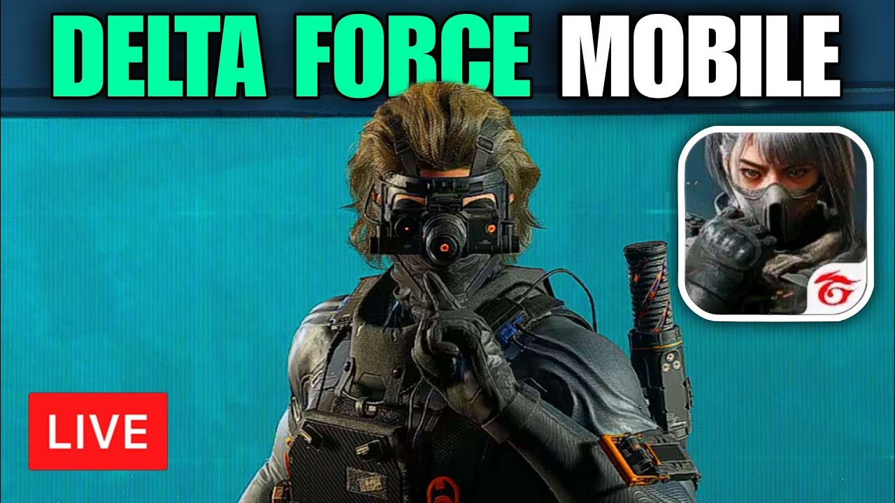 🔴LIVE | Forehead stream with Delta Force Mobile Today sir