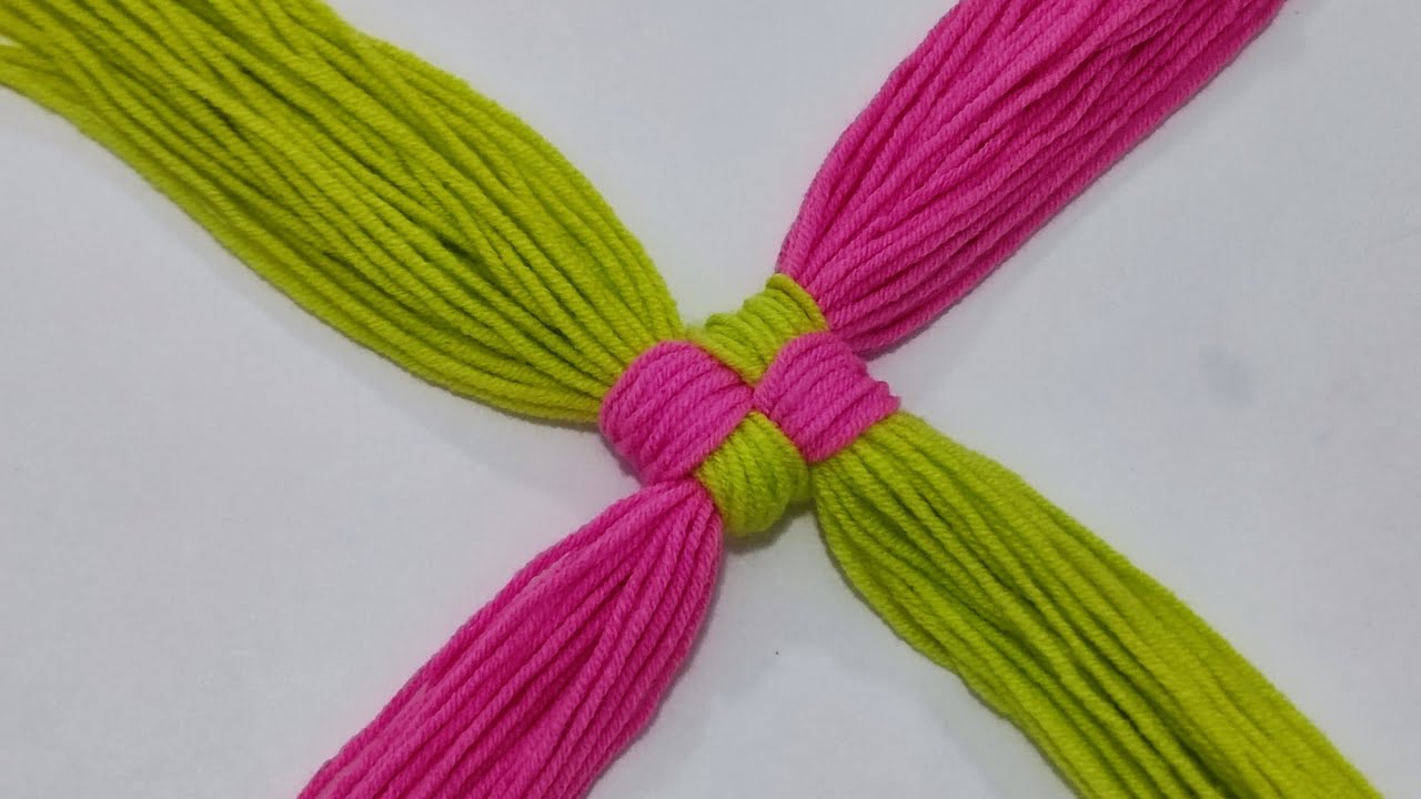 Yün ip ile Yapılabilecek Harika Bir Fikir/ Amazing Wool Rope Crafts