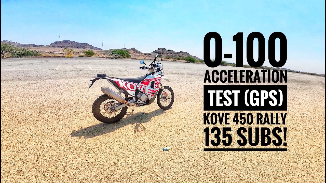 Kove 450 Rally - Dakar Dreaming Pt.5   0-100 KPH Acceleration (GPS)