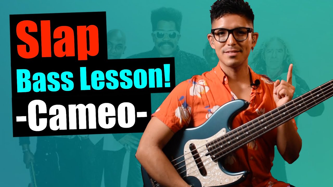 [Slap Bass Lesson]~Cameo - Throw it Down~ arranged in 1 Minute Bass Line!