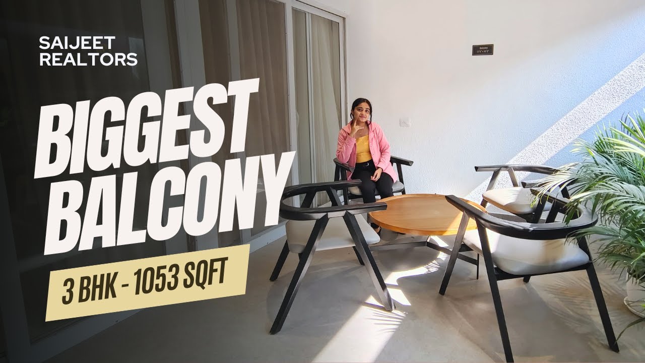 Millennium Amara | Spacious 3 BHK in Mamurdi with Biggest Balcony