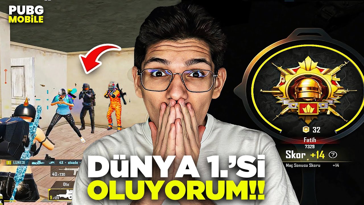 DÜNYA 1.'Sİ OLUYORUM! FATİH LİGİ RANK - PUBG MOBİLE
