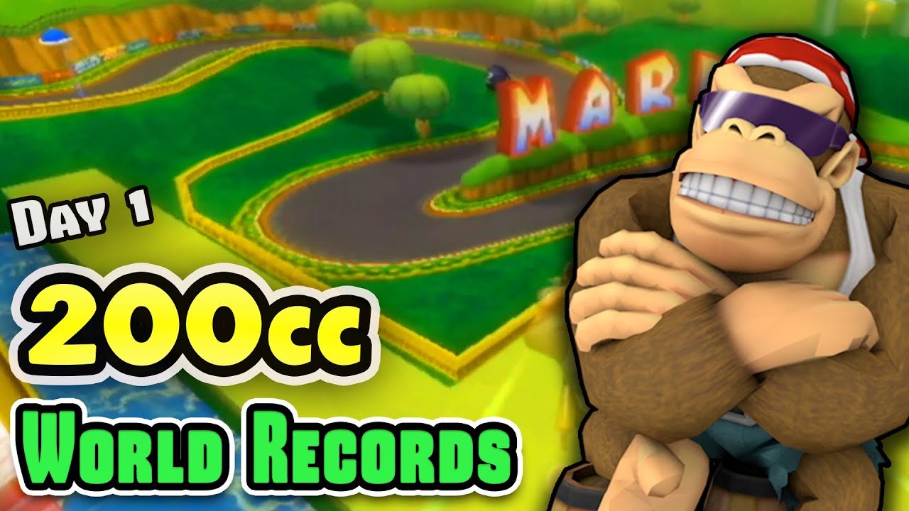 200cc World Records for All 32 Tracks in Mario Kart Wii [Day 1]