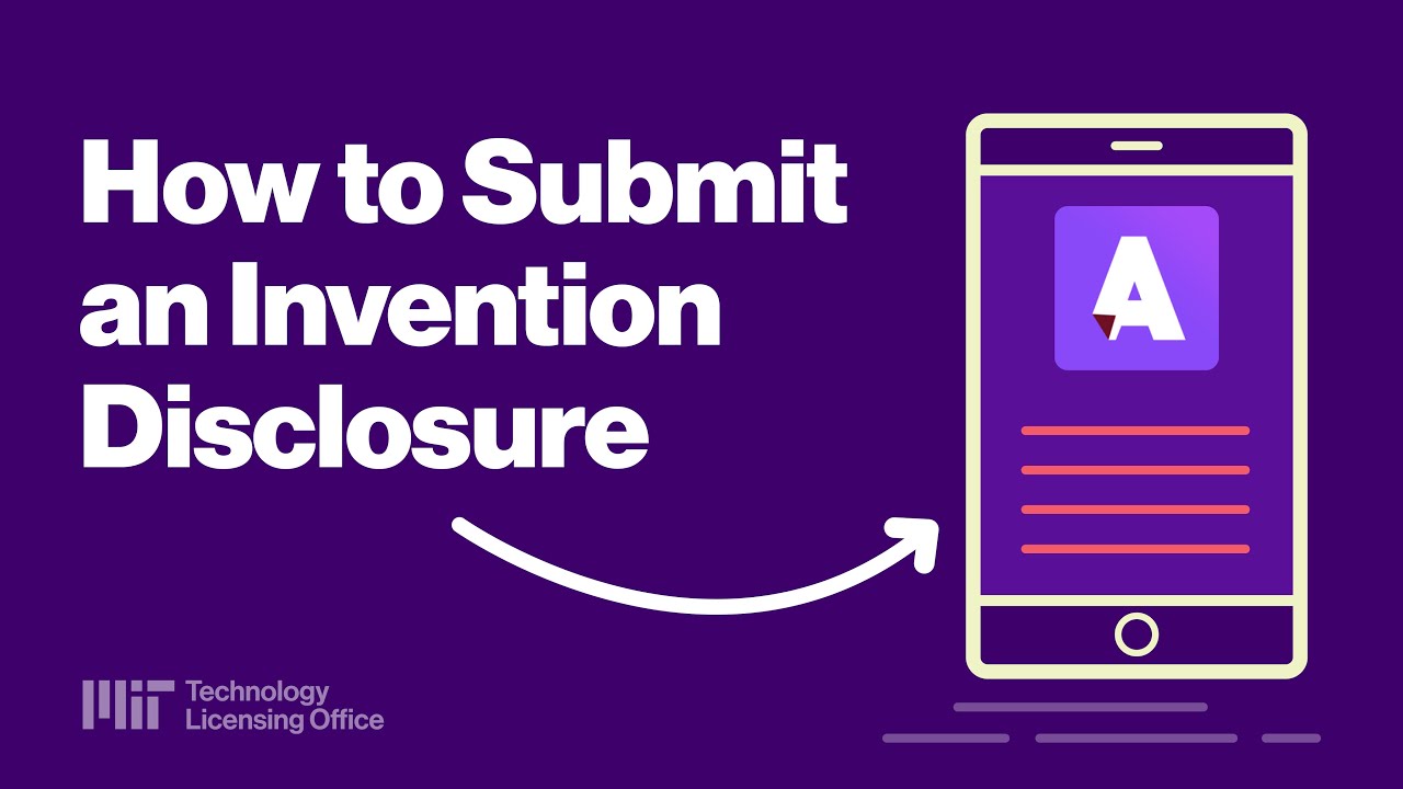 How to Submit an Invention Disclosure with Research@MIT