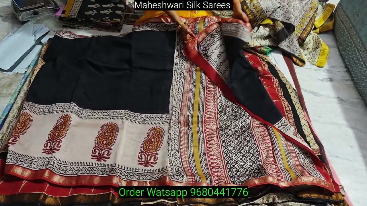 Maheshwari Silk Sarees new collection ।। Free shipping ।। silk Sarees collection।। Today🌹💐part 10061