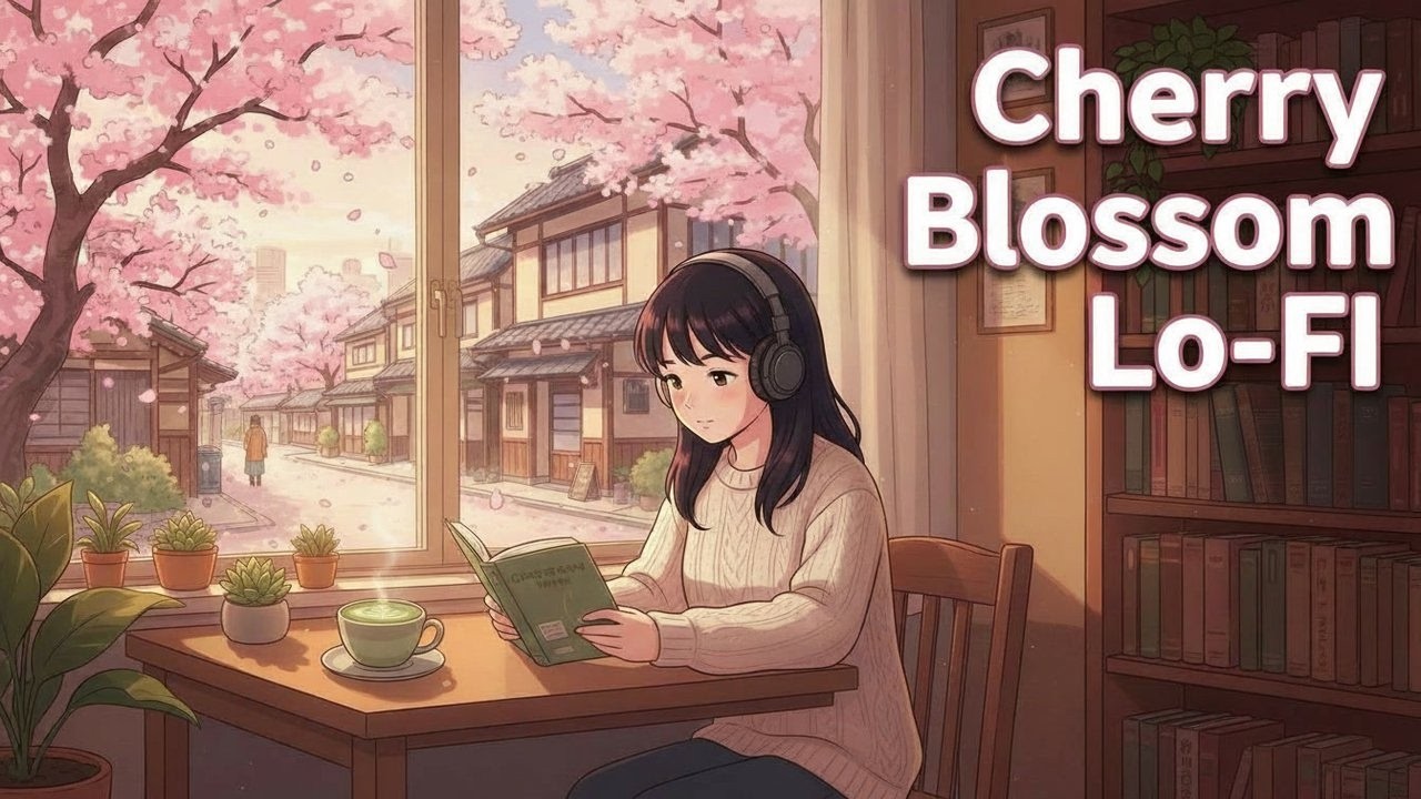 Sakura Lofi Beats | Relaxing Cherry Blossom Music for Study & Work
