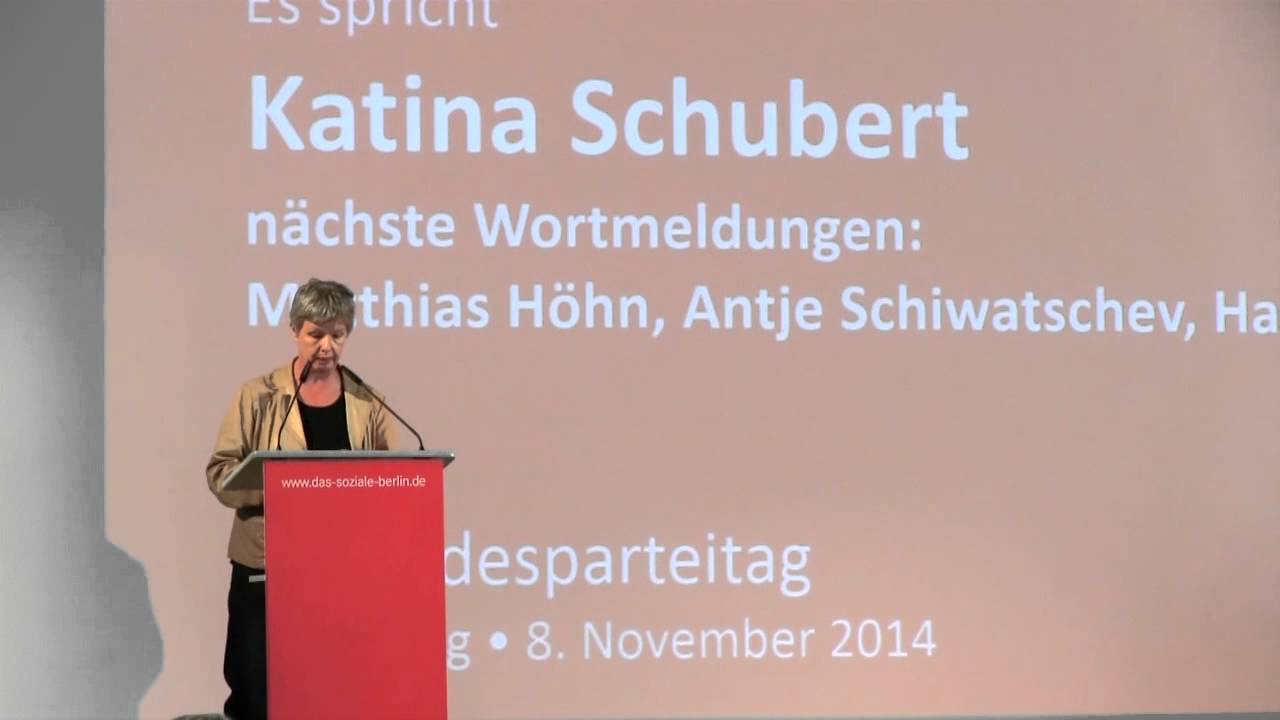 Landesgesch&auml;ftsf&uuml;hrerin Katina Schubert zu den Aufgaben der LINKEN in Berlin bis 2016