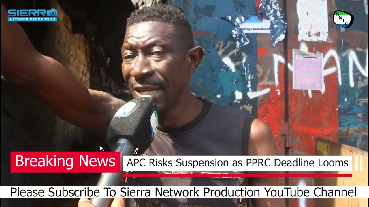 Talk To The Camera - Fire Ravaged ECOWAS Street, Destroyed Multiple Business - Sierra Leone