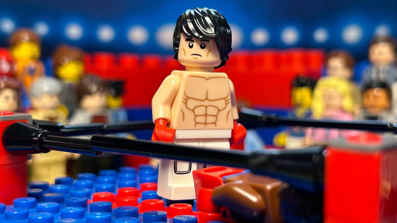 Rocky Balboa Montage in Lego #rocky #rockybalboa #creed #lego #legostopmotion