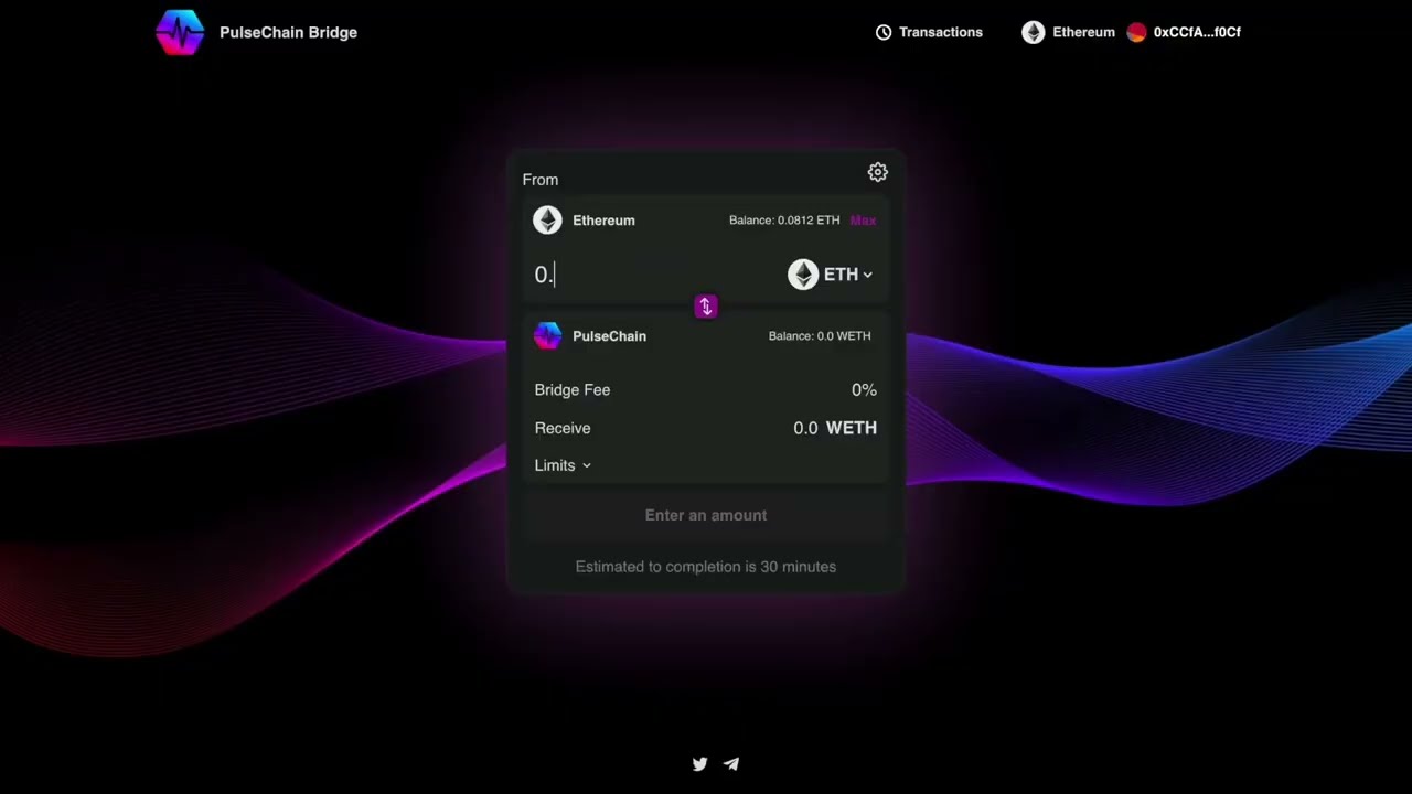 Bridge to PulseChain in Minutes