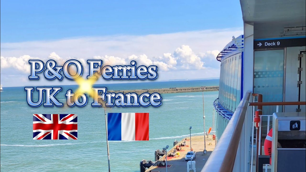 🇬🇧🇨🇵 4K P&O Ferries - Dover UK to Calais France || Walking tour inside the Ferry.