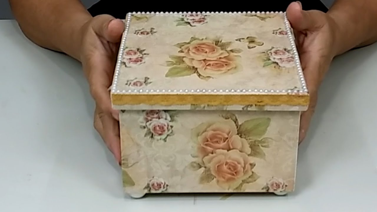 PAPEL MOLHADO - Decoupage no MDF