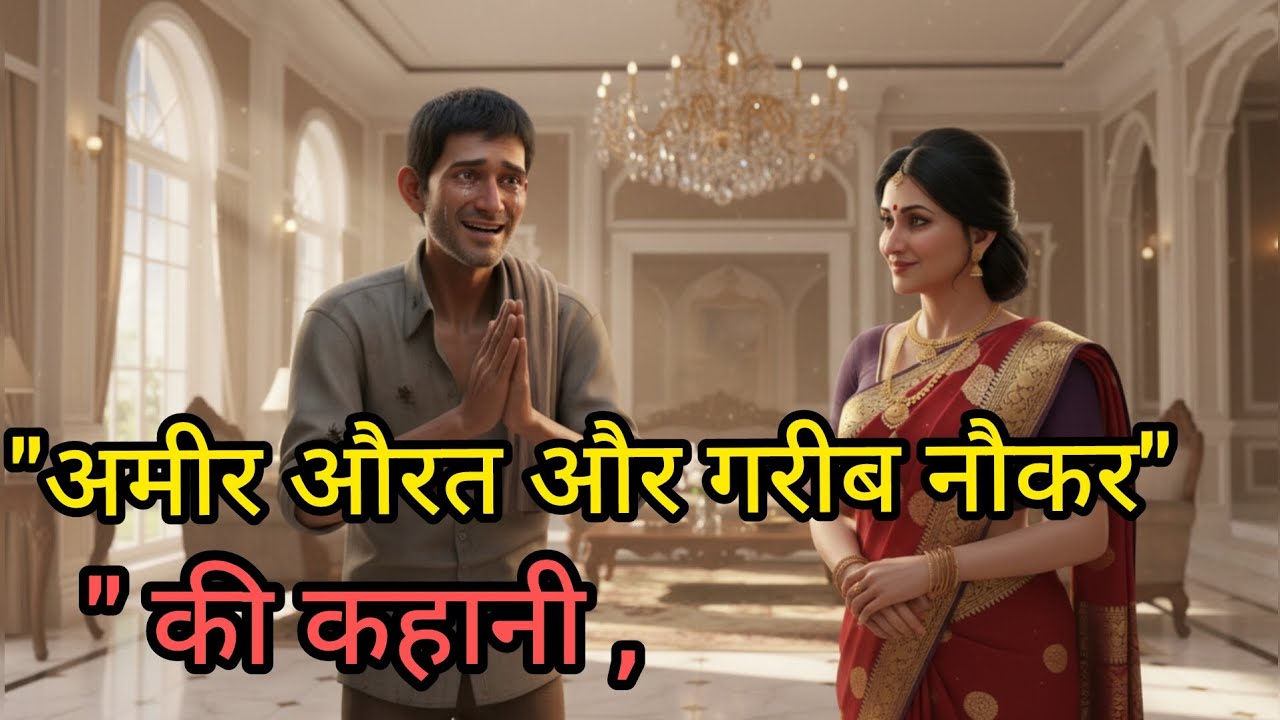 “गरीब नौकर की ईमानदारी ने बदल दी अमीर औरत की ज़िंदगी | Moral Story in Hindi”